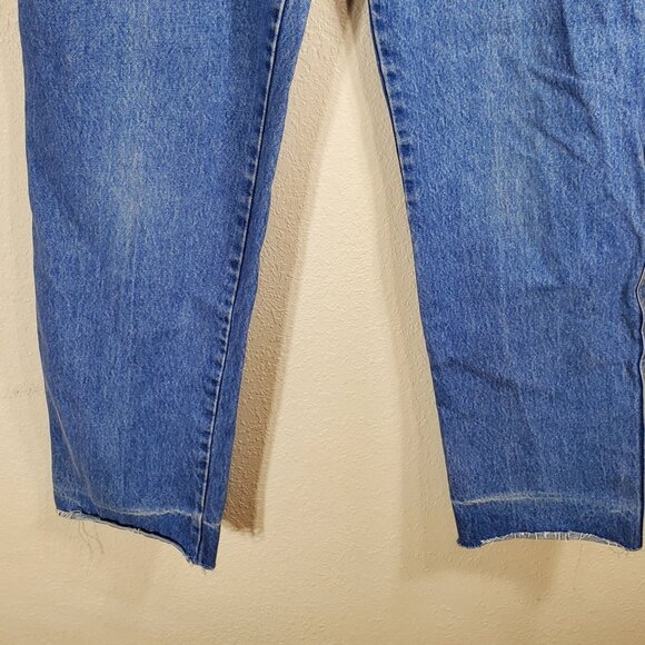 Vintage Blaze Blue Jeans Womens High Waisted Size 11/30.5 100% Cotton 90's Y2k - Picture 10 of 13